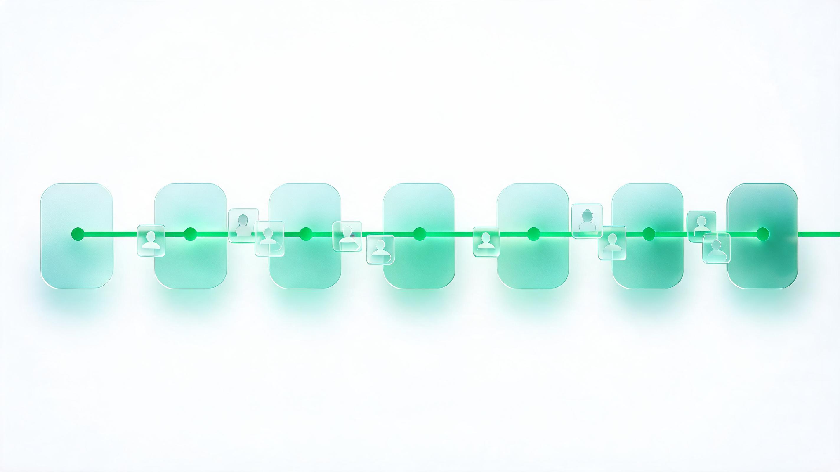 A hiring pipeline moving from requirement to joining — the flow our process follows